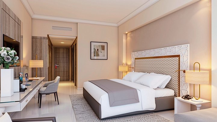 Iberostar Selection Eolia Djerba - Wohnbeispiel Doppelzimmer (Zimmercodierungen DB1, DB2, DBG, D1G, DBM & D1M)