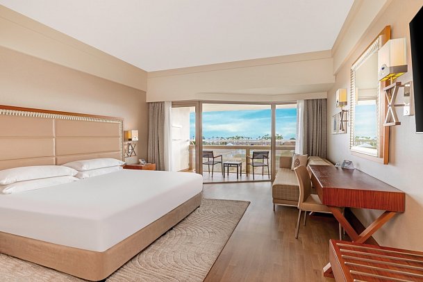 Hilton Dalaman Sarigerme Resort & Spa - Wohnbeispiel Doppelzimmer Meerblick (Zimmercodierungen DBM & DCM)