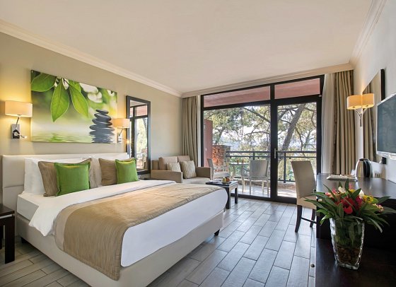 Marmaris Bay Resort - Wohnbeispiel Doppelzimmer Gartenblick (Zimmercodierungen DBG & DBN)