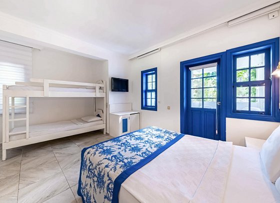 Ölüdeniz Beach Resort by Z Hotels - Wohnbeispiel Doppelzimmer Etagenbett (Zimmercodierung UG1)