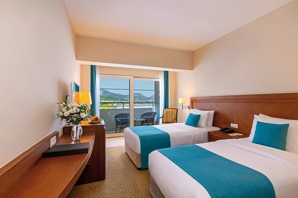 Labranda Mares Marmaris - Wohnbeispiel Doppelzimmer Superior seitl. Meerblick (Zimmercodierungen DSN & DCN)