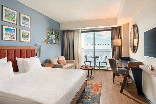 Sundia Exclusive By Liberty Fethiye - Wohnbeispiel Doppelzimmer Deluxe Meerblick (Zimmercodierung DDM)