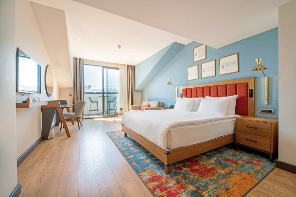 Sundia Exclusive By Liberty Fethiye - Wohnbeispiel Doppelzimmer Deluxe Roof (Zimmercodierung DB1)