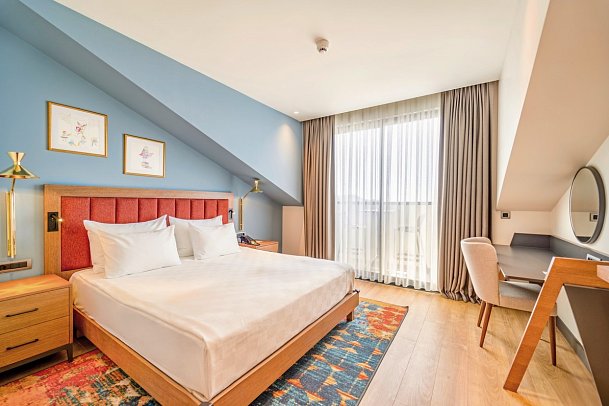 Sundia Exclusive By Liberty Fethiye - Wohnbeispiel Doppelzimmer Deluxe Roof Meerblick (Zimmercodierung DB3)