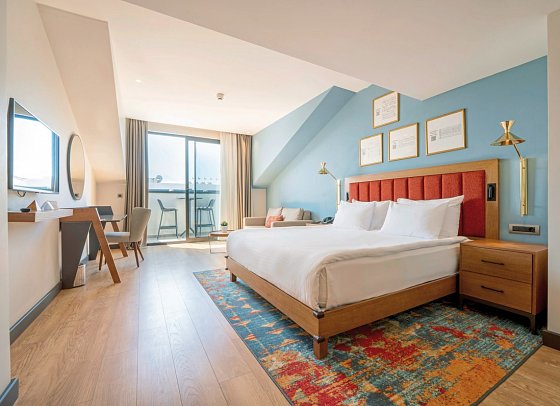 Sundia Exclusive By Liberty Fethiye - Wohnbeispiel Doppelzimmer Deluxe Roof (Zimmercodierung DB1)