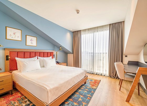 Sundia Exclusive By Liberty Fethiye - Wohnbeispiel Doppelzimmer Deluxe Roof Meerblick (Zimmercodierung DB3)