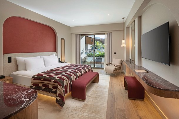 Liberty Signa - Wohnbeispiel Doppelzimmer Superior Direkter Poolzugang (Zimmercodierung US2)