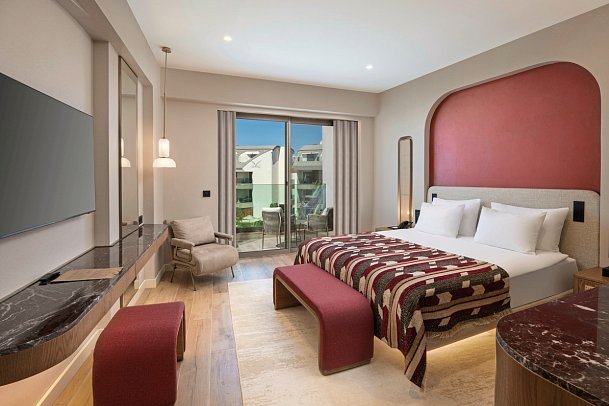 Liberty Signa - Wohnbeispiel Doppelzimmer Superior Poolzugang über Treppen (Zimmercodierung US1)