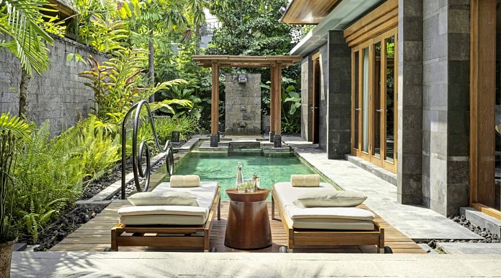 Hotel Indigo Seminyak Bali Beach - Beispiel Außenbereich Wangsa 1 Bedroom Poolvilla (Zimmercodierung VB5)