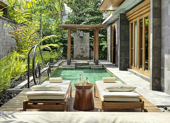 Hotel Indigo Seminyak Bali Beach - Beispiel Außenbereich Wangsa 1 Bedroom Poolvilla (Zimmercodierung VB5)