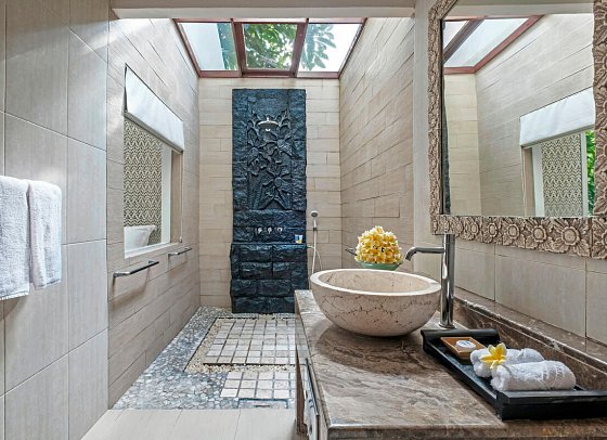 Bali Mandira Beach Resort & Spa - Beispiel Bad Garden Cottage (Zimmercodierungen UBG & ULG)