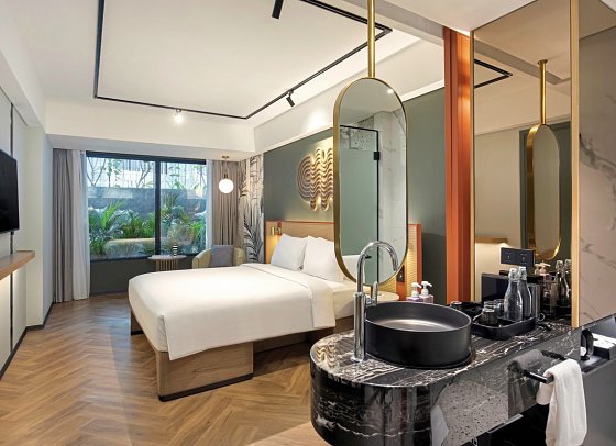 Tribe Bali Kuta Beach - Wohnbeispiel Tribe Comfort Balcony