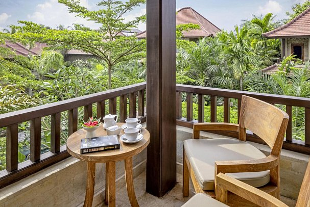 Sakti Garden Resort & Spa - Beispiel Balkon Deluxe Garden (Zimmercodierung UD1)