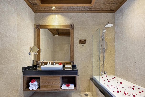 Sakti Garden Resort & Spa - Beispiel Bad Deluxe Garden (Zimmercodierung UD1)