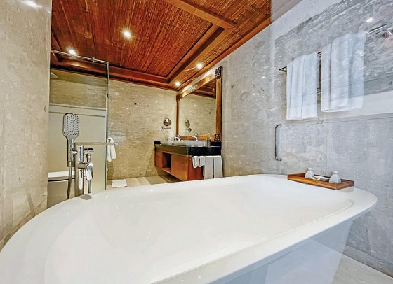 Sakti Garden Resort & Spa - Beispiel Bad Terrace Suite (Zimmercodierung WB1)