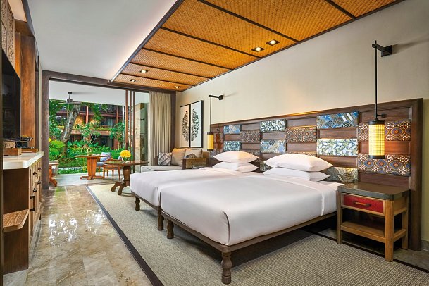 Andaz Bali - Wohnbeispiel King/Twin Bed Deluxe (Zimmercodierungen UD1 & UD2)