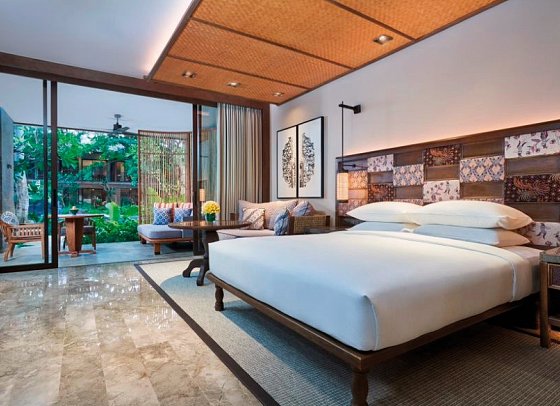 Andaz Bali - Wohnbeispiel King/Twin Bed (Zimmercodierungen UU1 & UB1)