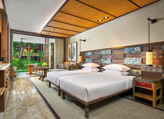 Andaz Bali - Wohnbeispiel King/Twin Bed Deluxe (Zimmercodierungen UD1 & UD2)