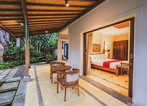 Bebek Cottage Sanur - Beispiel Terrasse Premier (Zimmercodierung UM1)