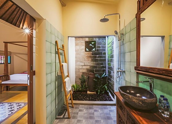 Bebek Cottage Sanur - Beispiel Bad One Bedroom Cottage (Zimmercodierung BB1)