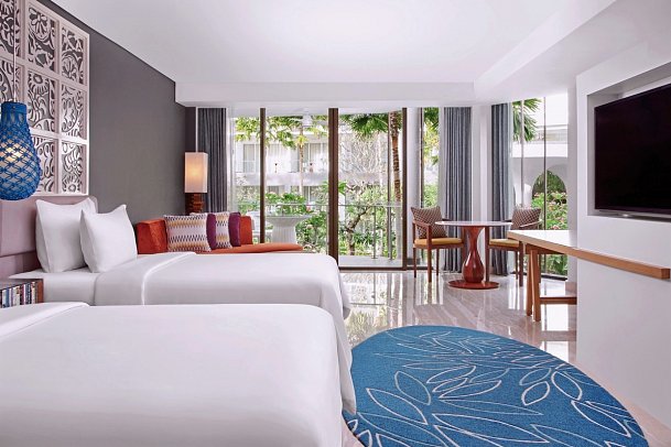 Le Meridien Bali Jimbaran - Wohnbeispiel Aqua Studio Suite Lagoon Access (Zimmercodierung WBQ)