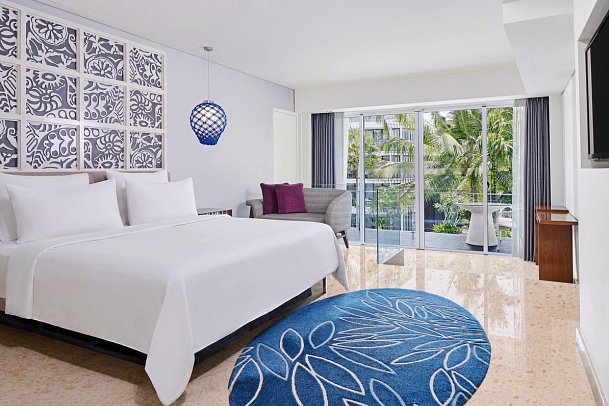 Le Meridien Bali Jimbaran - Wohnbeispiel Avant Garde One Bedroom Suite (Zimmercodierung WB1)