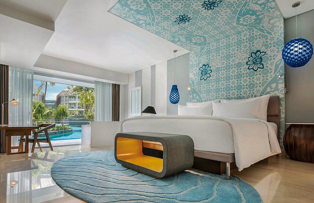 Le Meridien Bali Jimbaran - Wohnbeispiel Lagoon Access (Zimmercodierung UBQ)