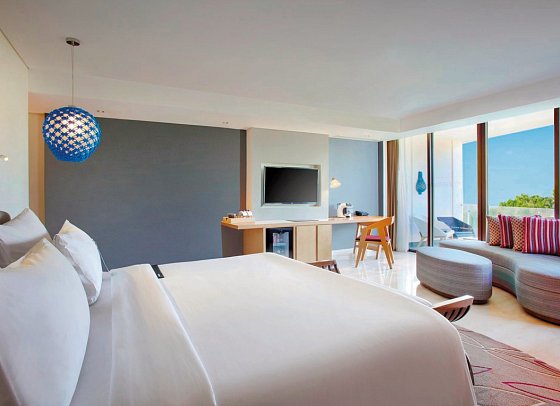 Le Meridien Bali Jimbaran - Wohnbeispiel Aqua Studio Suite Lagoon View (Zimmercodierung WBG)