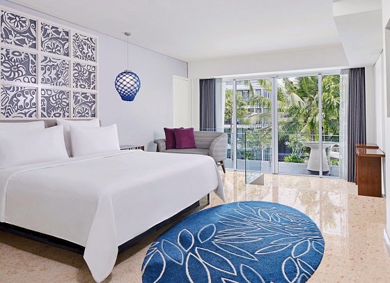 Le Meridien Bali Jimbaran - Wohnbeispiel Avant Garde One Bedroom Suite (Zimmercodierung WB1)