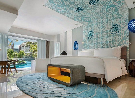 Le Meridien Bali Jimbaran - Wohnbeispiel Lagoon Access (Zimmercodierung UBQ)