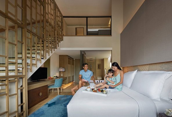 Mövenpick Resort & Spa Jimbaran Bali - Wohnbeispiel Family Duplex (Zimmercodierung FB1)