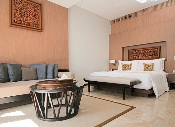 The Anvaya Beach Resort Bali - Wohnbeispiel Beachfront Private Suite (Zimmercodierung WBO)