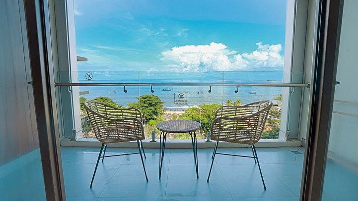 Platinum Hotel Jimbaran Beach Bali - Beispiel Balkon Ocean (Zimmercodierung UBM)