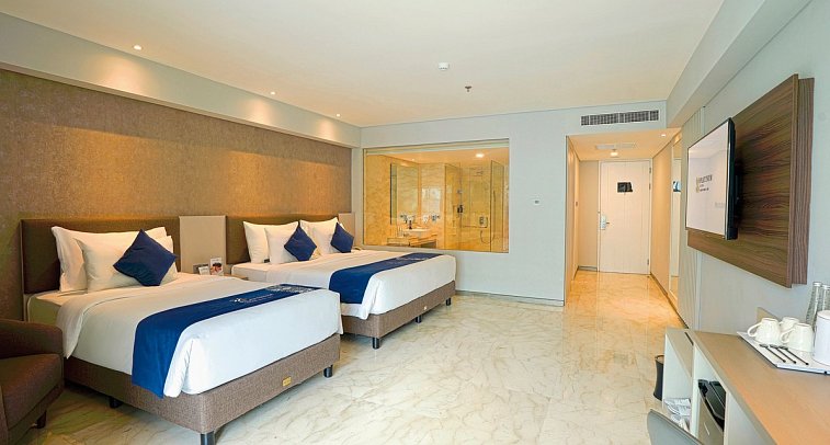 Platinum Hotel Jimbaran Beach Bali - Wohnbeispiel Deluxe Family (Zimmercodierung FD1)