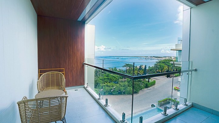 Platinum Hotel Jimbaran Beach Bali - Beispiel Balkon Executive Suite (Zimmercodierung WT1)
