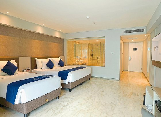 Platinum Hotel Jimbaran Beach Bali - Wohnbeispiel Deluxe Family (Zimmercodierung FD1)