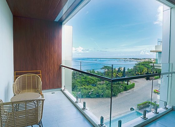 Platinum Hotel Jimbaran Beach Bali - Beispiel Balkon Executive Suite (Zimmercodierung WT1)