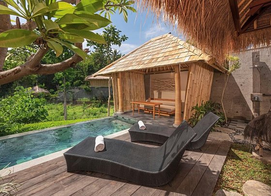 Fivelements Ubud - Wohnbeispiel Hillside Pool Suite