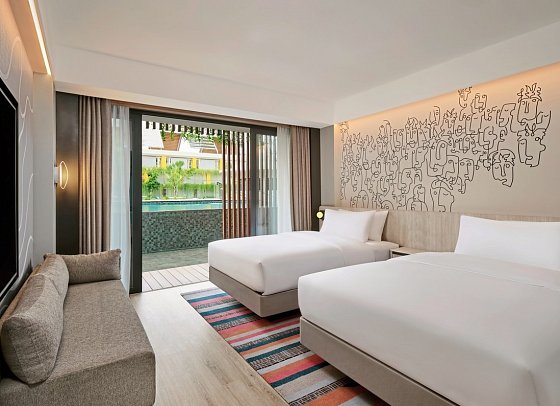 Aloft Bali Kuta at Beachwalk - Wohnbeispiel Aloft Pool View (Zimmercodierung UGP)