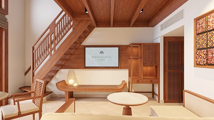 Paradisus by Meliá Bali - Wohnbeispiel Suite Duplex (Zimmercodierungen WB1, WB2, WL1 & WL2)