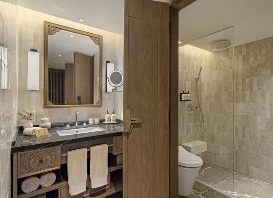 Paradisus by Meliá Bali - Beispiel Bad Premier Garden View (Zimmercodierungen UMG, UM1, ULG & UL1)