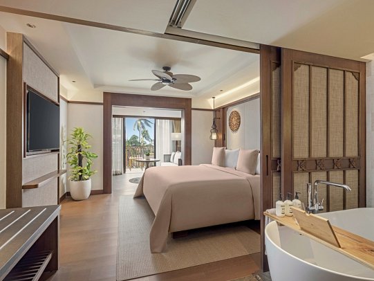 Paradisus by Meliá Bali - Wohnbeispiel Junior Suite Garden View (Zimmercodierungen JBG, JB1, JIG, JI1, JLG & JL1)