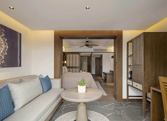 Paradisus by Meliá Bali - Wohnbeispiel Junior Suite Garden View (Zimmercodierungen JBG, JB1, JIG, JI1, JLG & JL1)