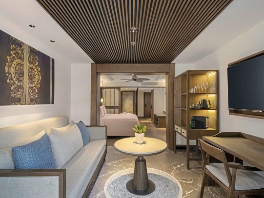 Paradisus by Meliá Bali - Wohnbeispiel Junior Suite Lagoon Access (Zimmercodierungen JBQ, JB2, JIQ, JI2, JLQ & JL2)