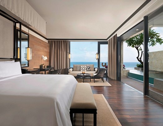 The Apurva Kempinski Bali - Wohnbeispiel Cliff Private Pool Ocean Junior Suite (Zimmercodierung JBM)