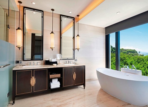 The Apurva Kempinski Bali - Beispiel Bad Grand Deluxe (Zimmercodierung UD2)