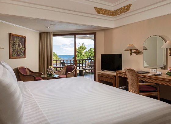 Prama Sanur Beach Bali - Wohnbeispiel Deluxe Sea View (Zimmercodierung UDM)