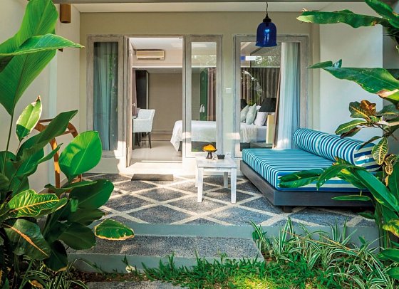 Segara Village Hotel - Wohnbeispiel Terrasse Deluxe (Zimmercodierung UD1)