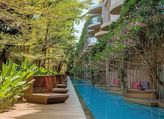 Maya Sanur Resort & Spa - Beispiel Außenansicht Impressive Lagoon Pool Suite King Bed (Zimmercodierungen WBQ & WB3)
