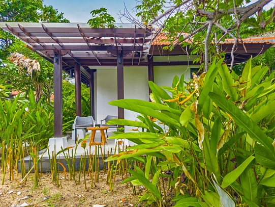 eL Hotel & Resort Bali Sanur - Beispiel Terrasse Cottage (Zimmercodierung UG1)